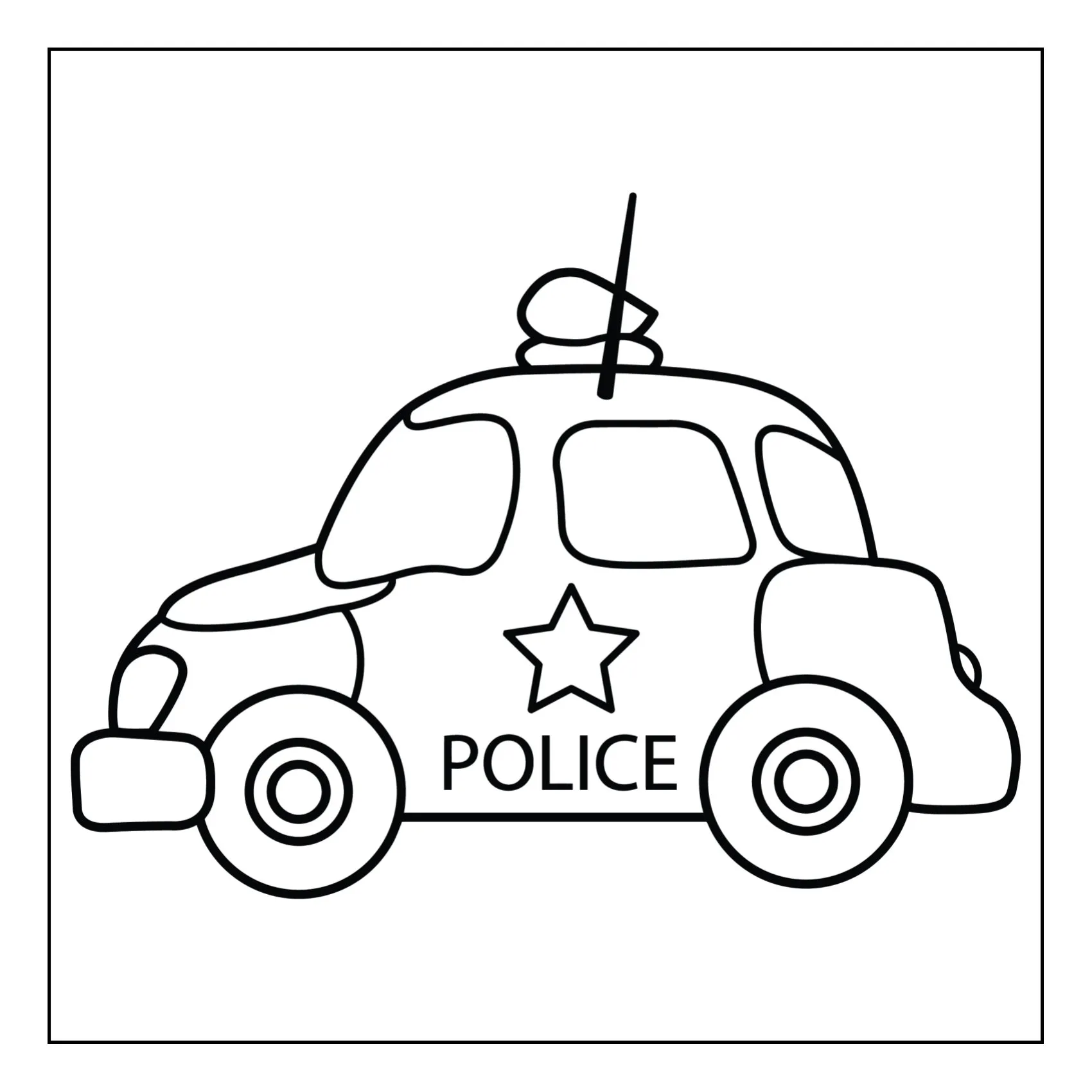 Means of tranport coloring page (49)