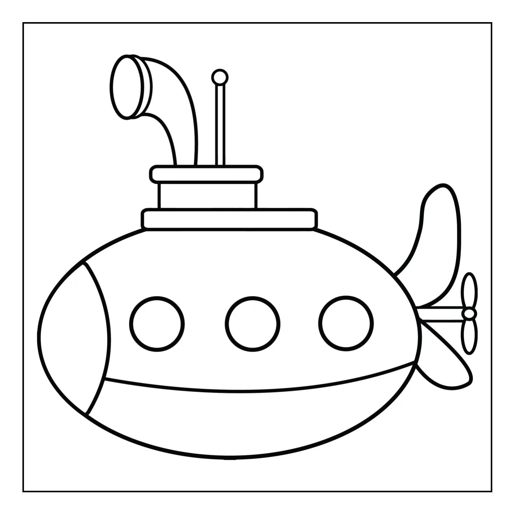 Means of tranport coloring page (51)