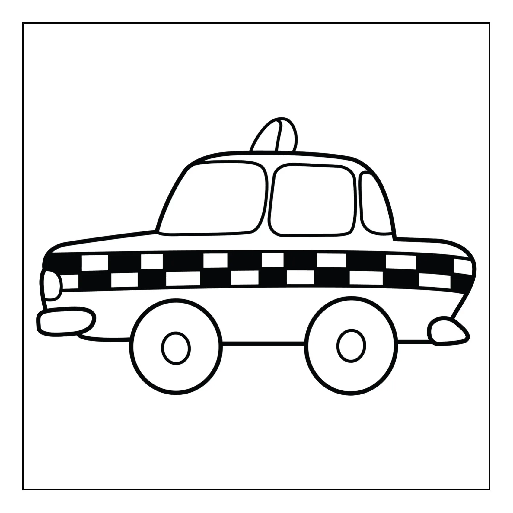 Means of tranport coloring page (52)