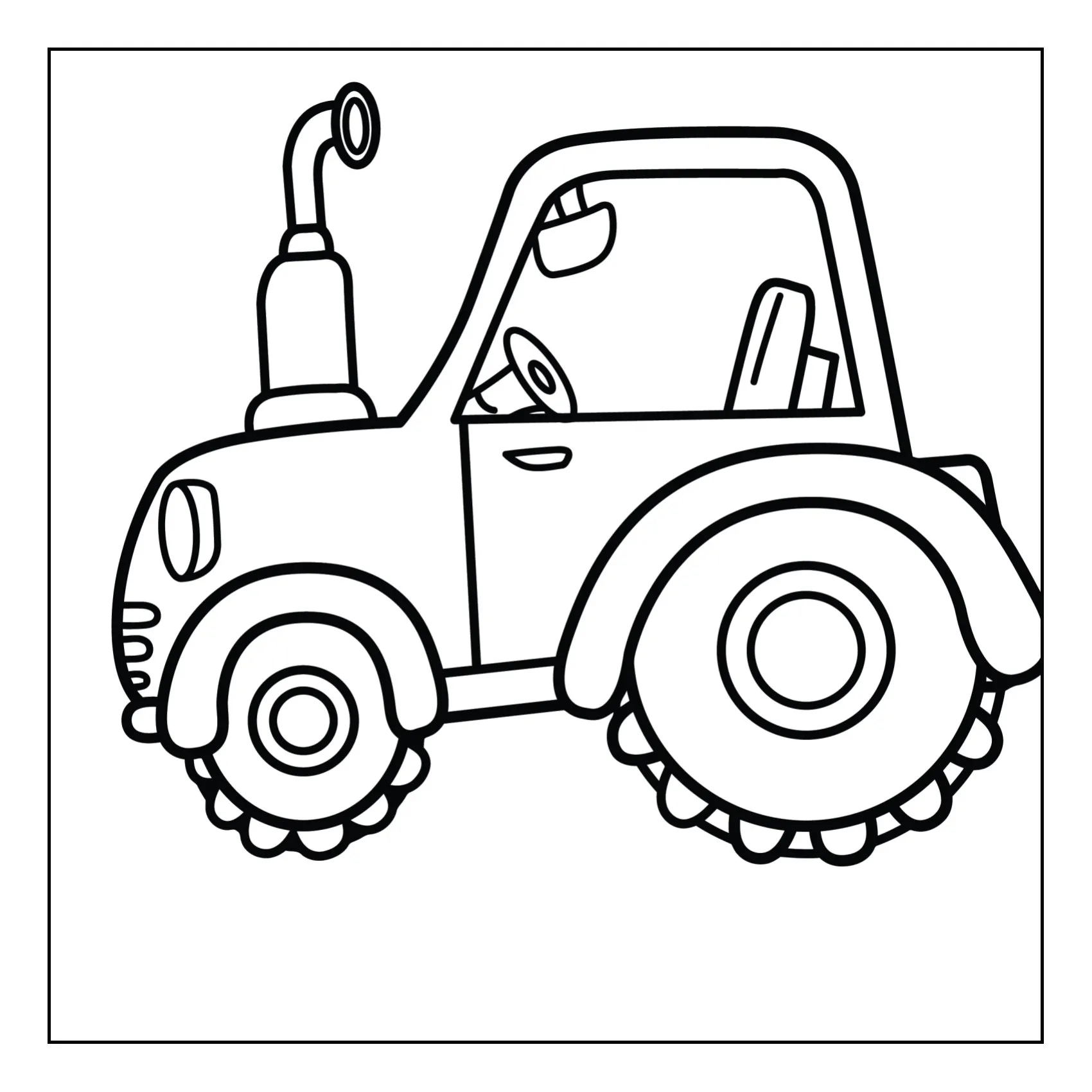 Means of tranport coloring page (53)