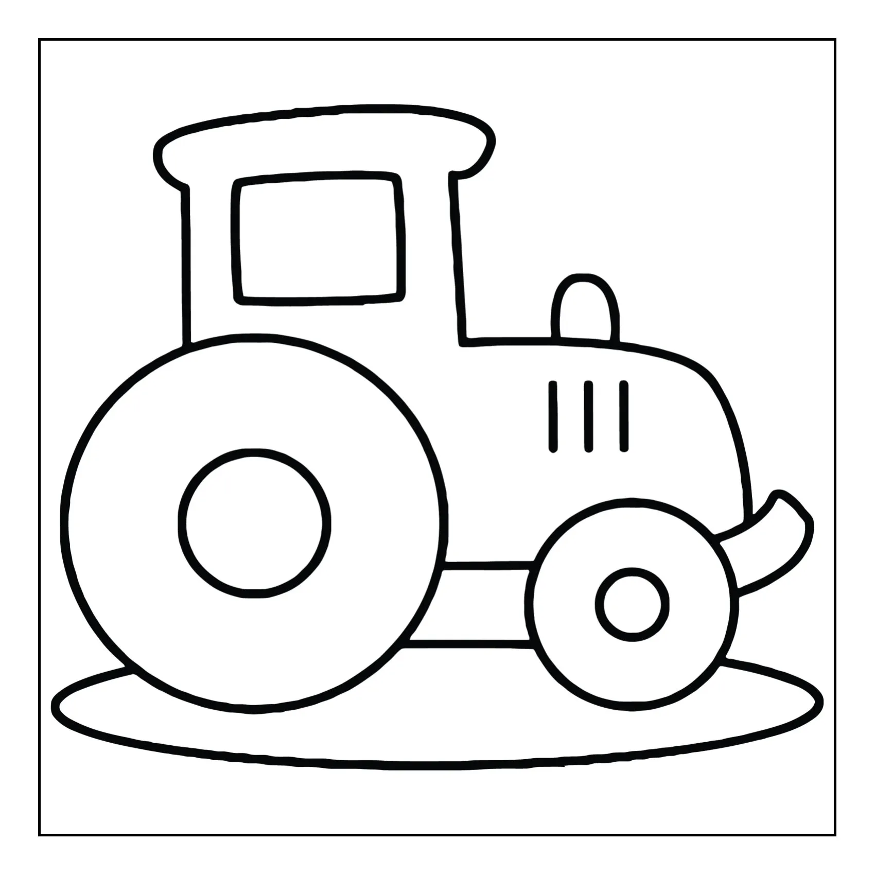 Means of tranport coloring page (55)