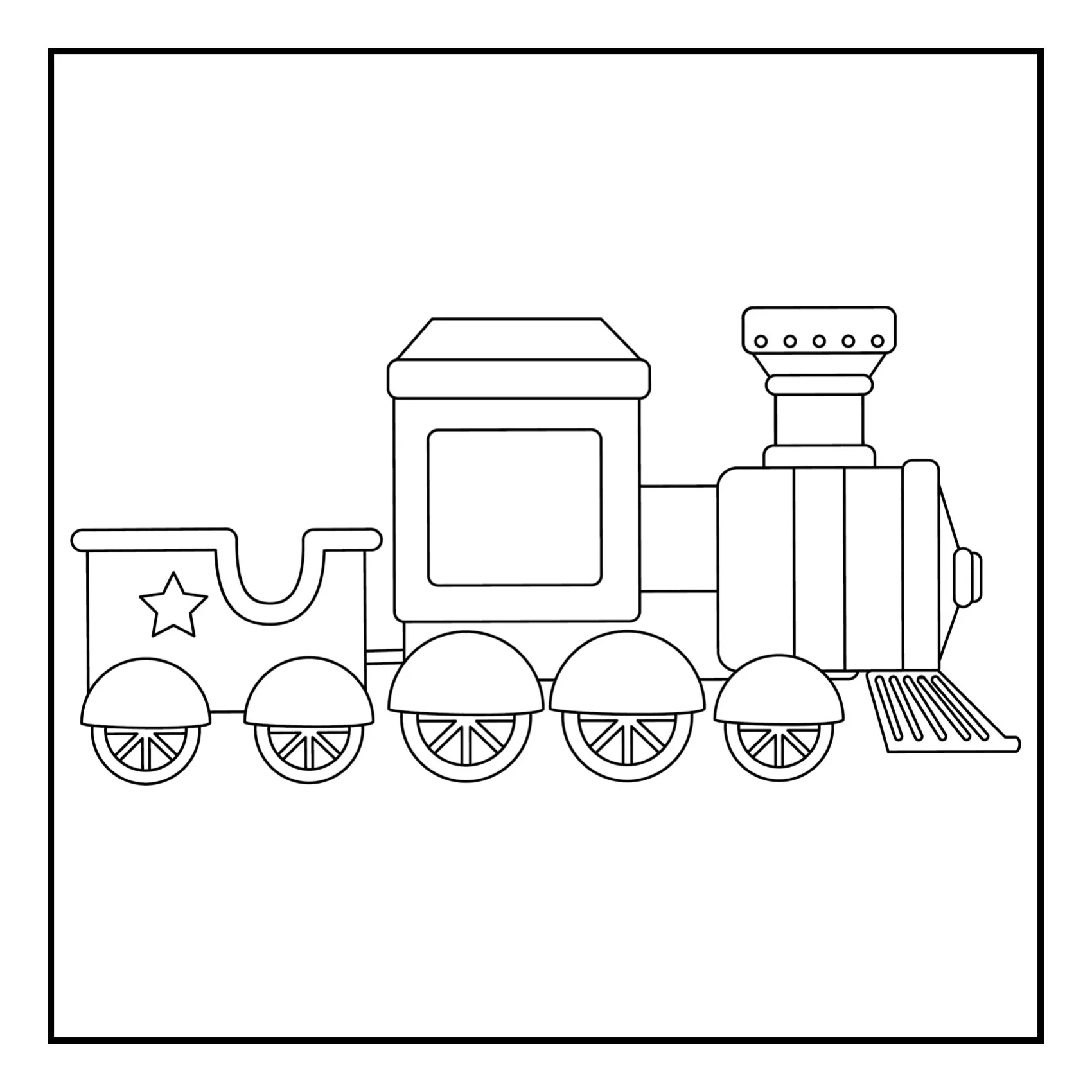 Means of tranport coloring page (57)