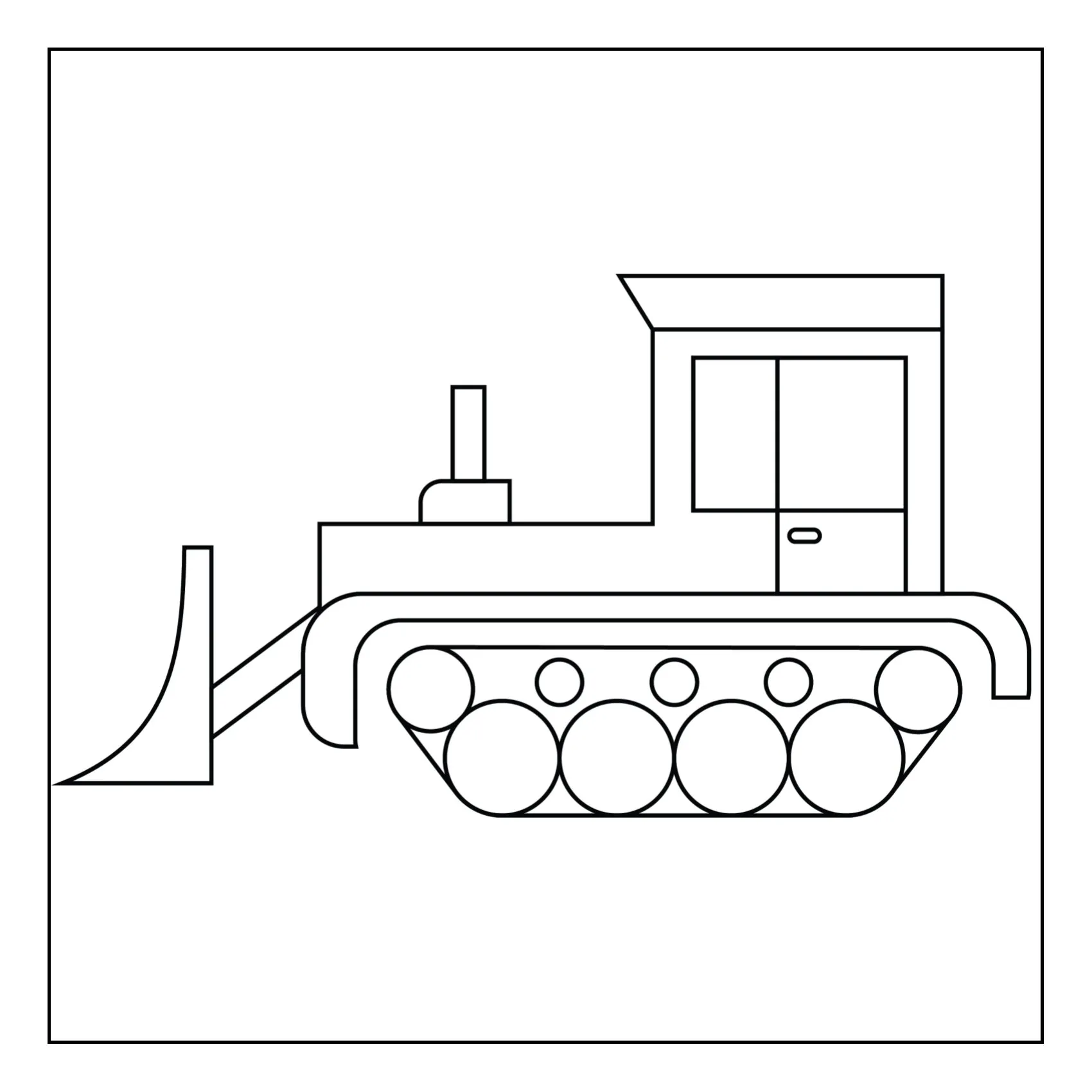 Means of tranport coloring page (58)