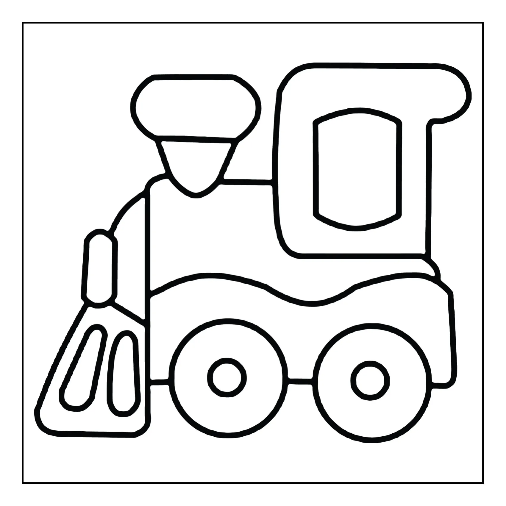 Means of tranport coloring page (59)