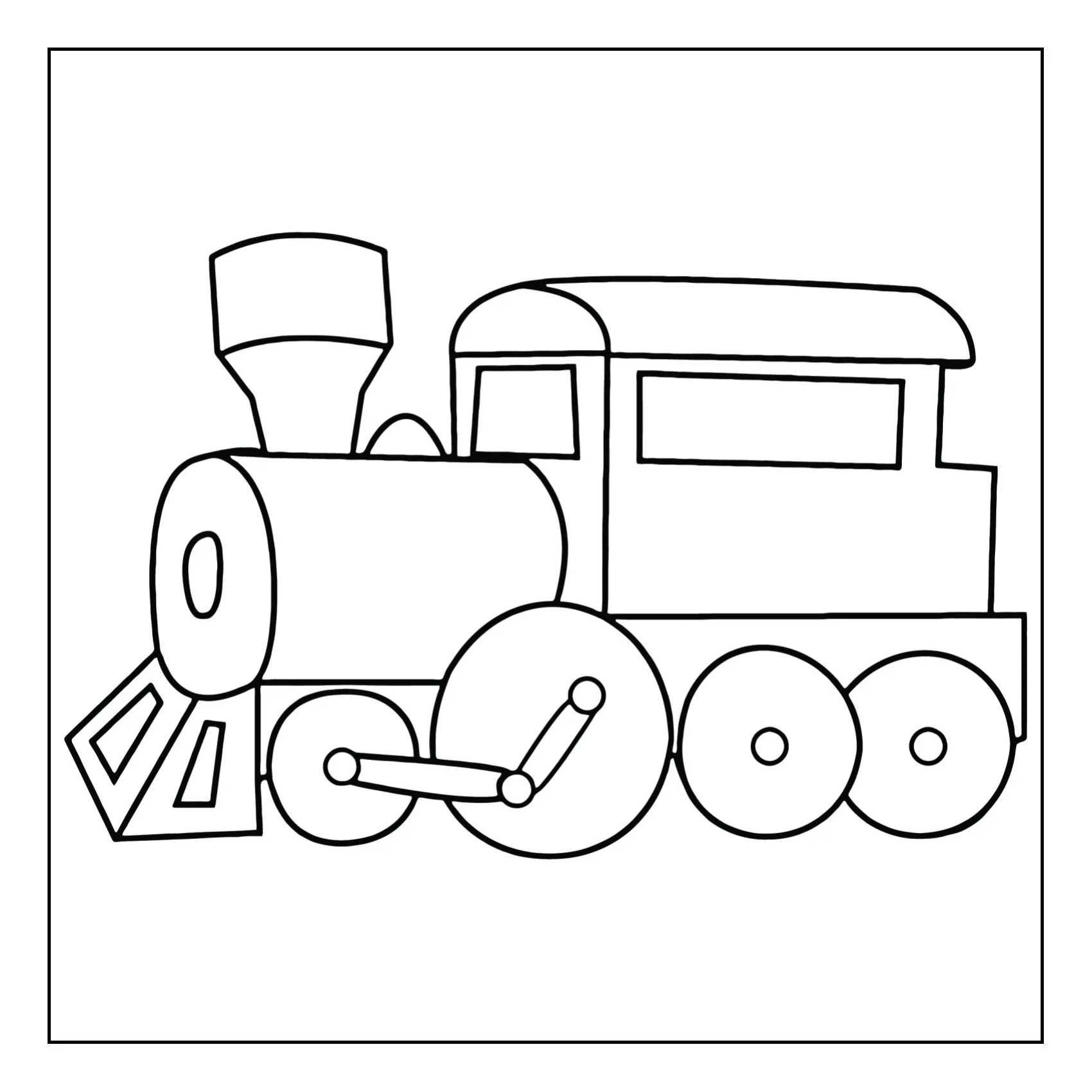 Means of tranport coloring page (60)