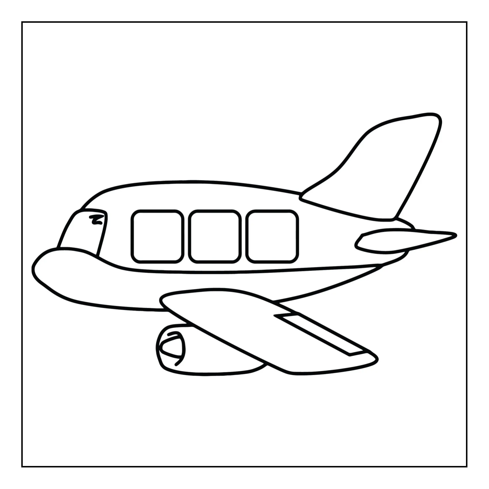 Means of tranport coloring page (7)