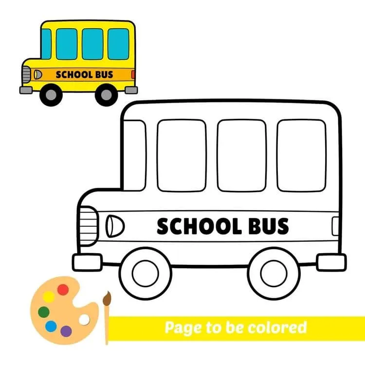 Means of transport coloring page (13)