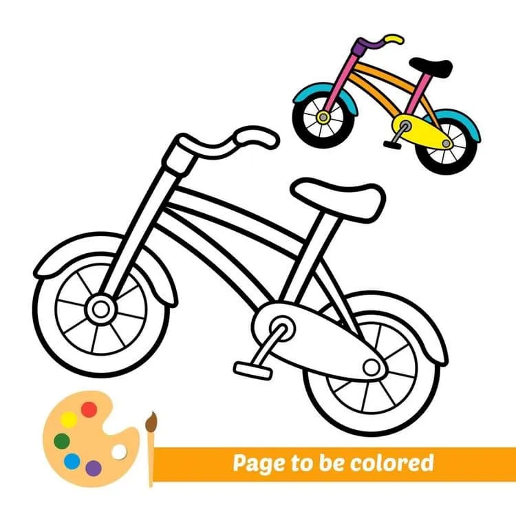 Means of transport coloring page (4)