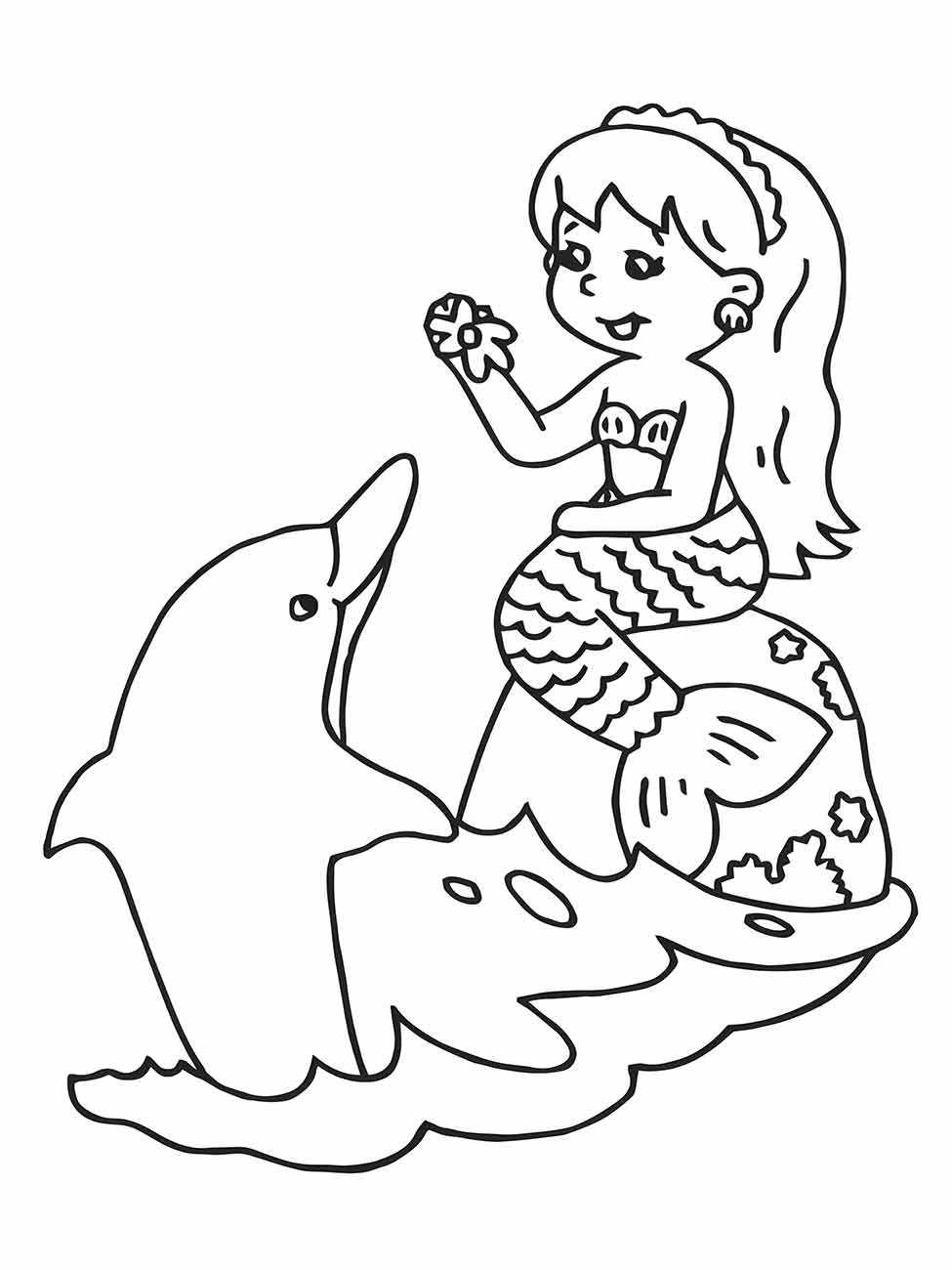 Mermaid iara coloring page (15)