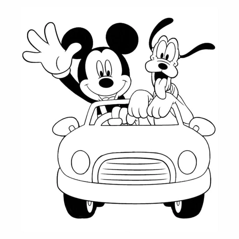 Mickey coloring page (18)