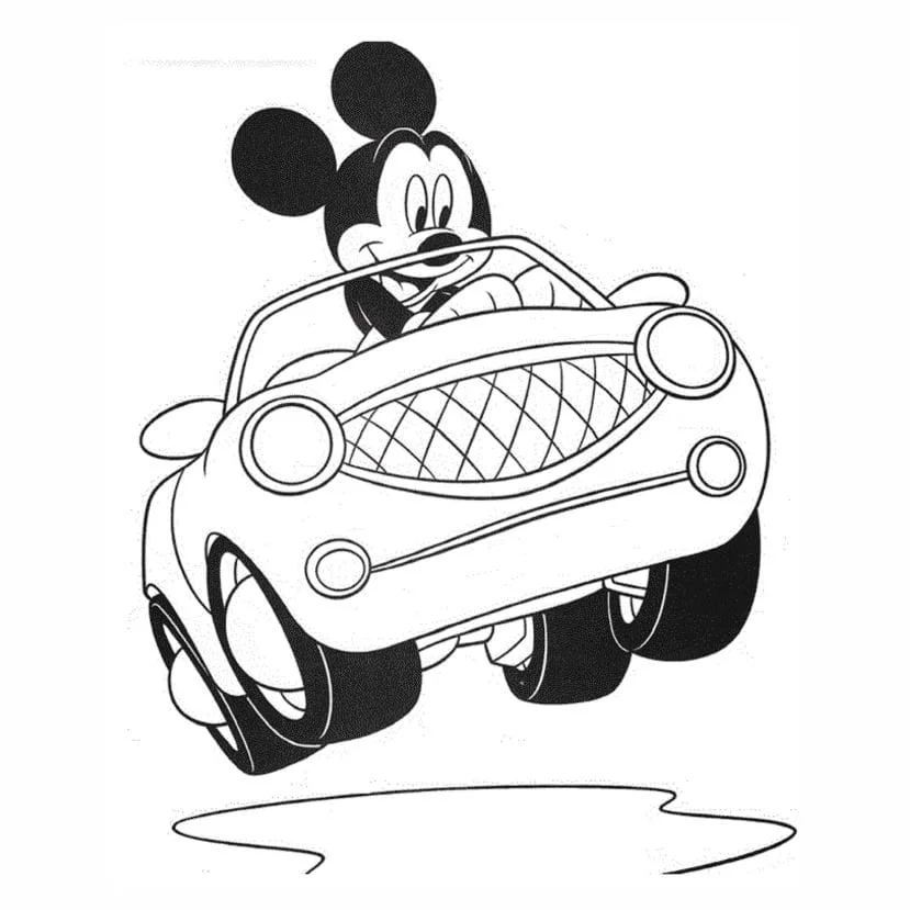 Mickey coloring page (2)