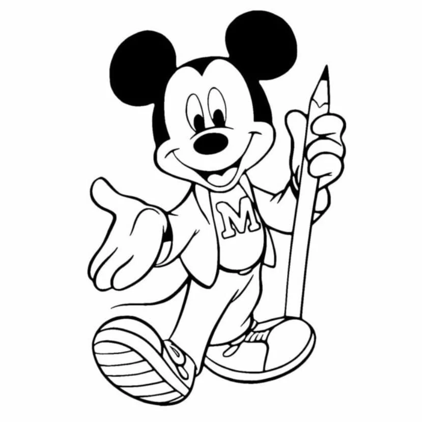 Mickey coloring page (20)