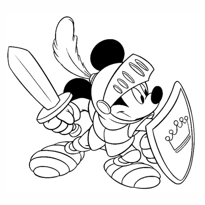 Mickey coloring page (5)