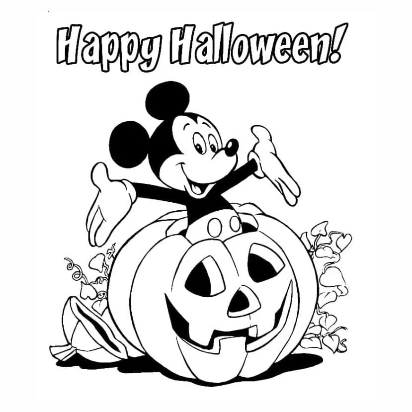 Mickey coloring page (6)