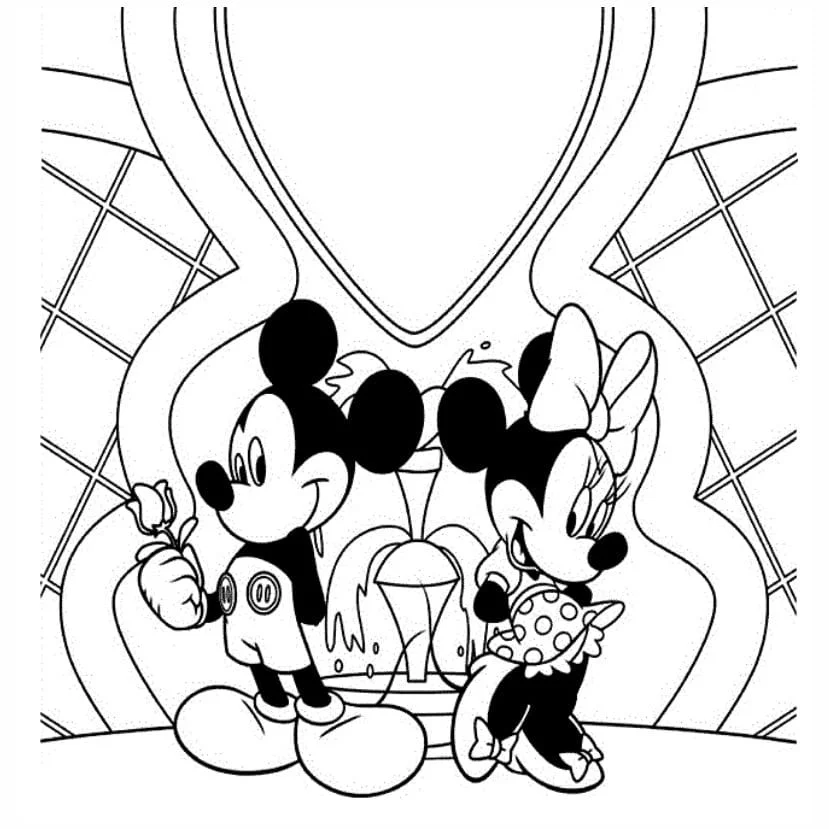 Mickey coloring page (9)