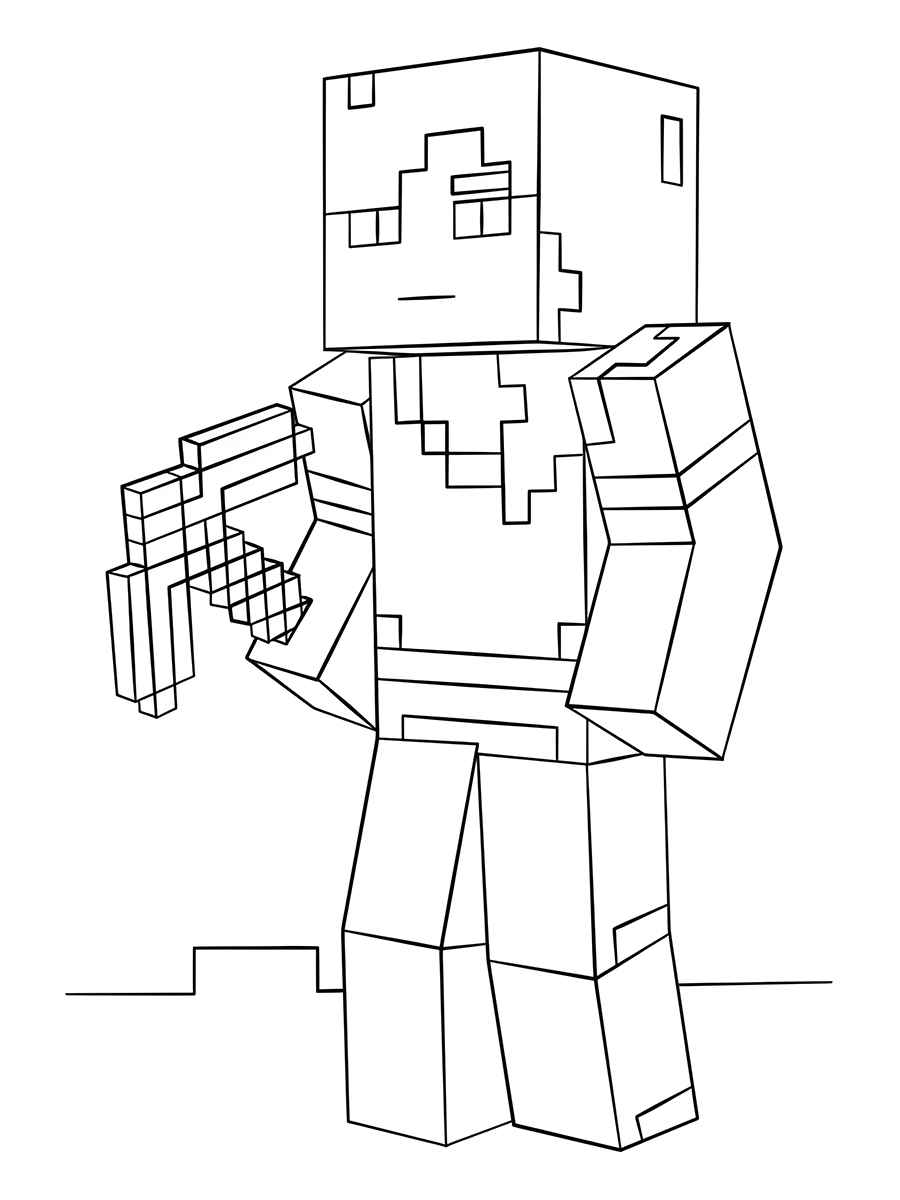 Minecraft coloring page (100)