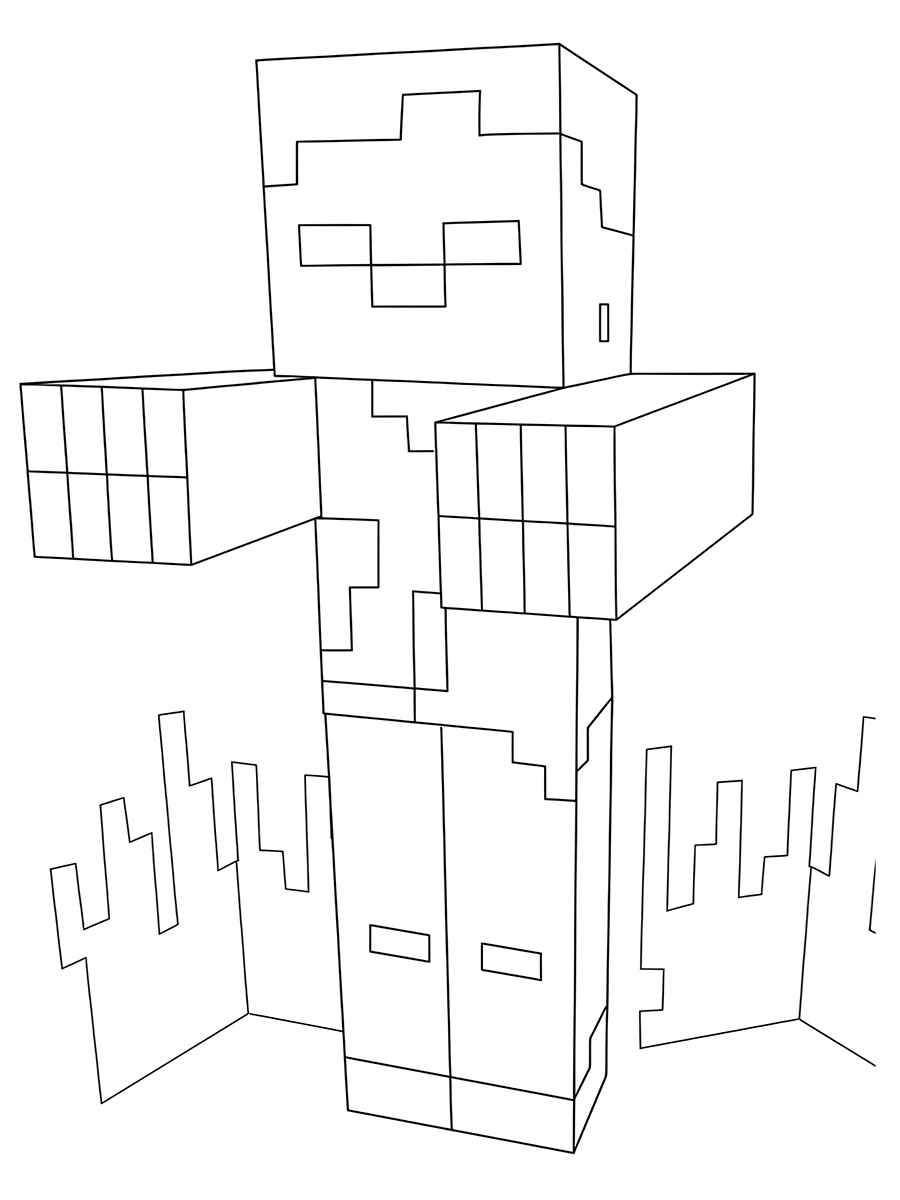 Minecraft coloring page (105)