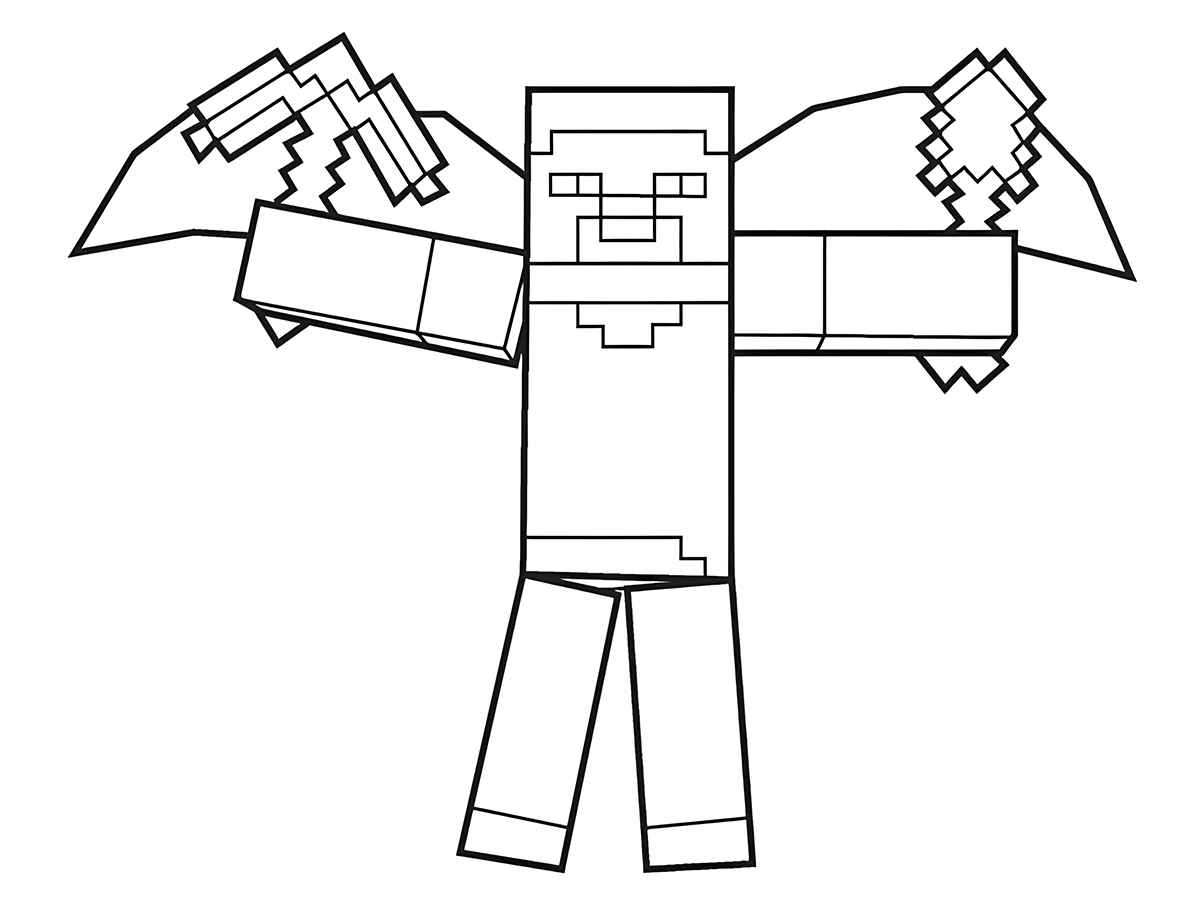 Minecraft coloring page (109)