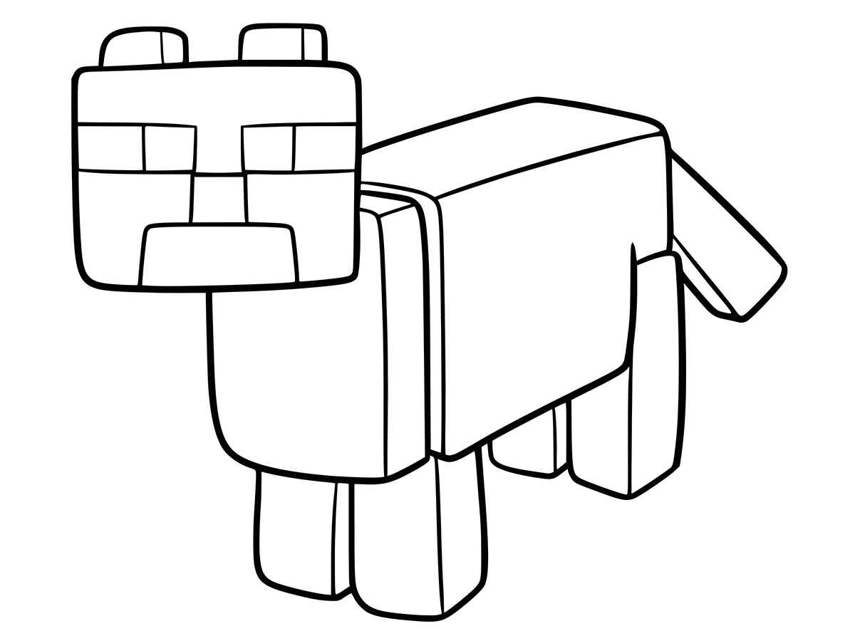 Minecraft coloring page (11)