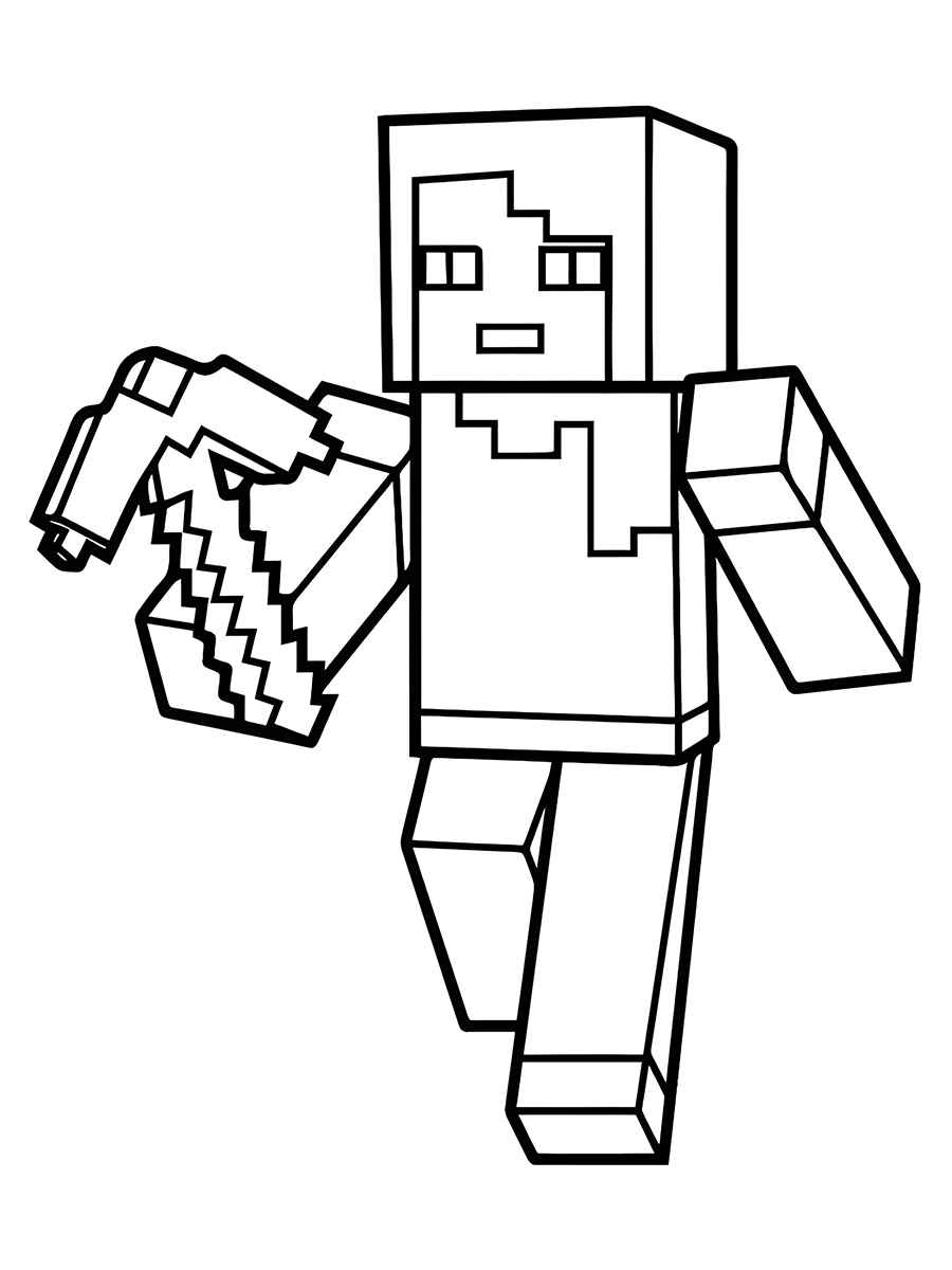 Minecraft coloring page (110)