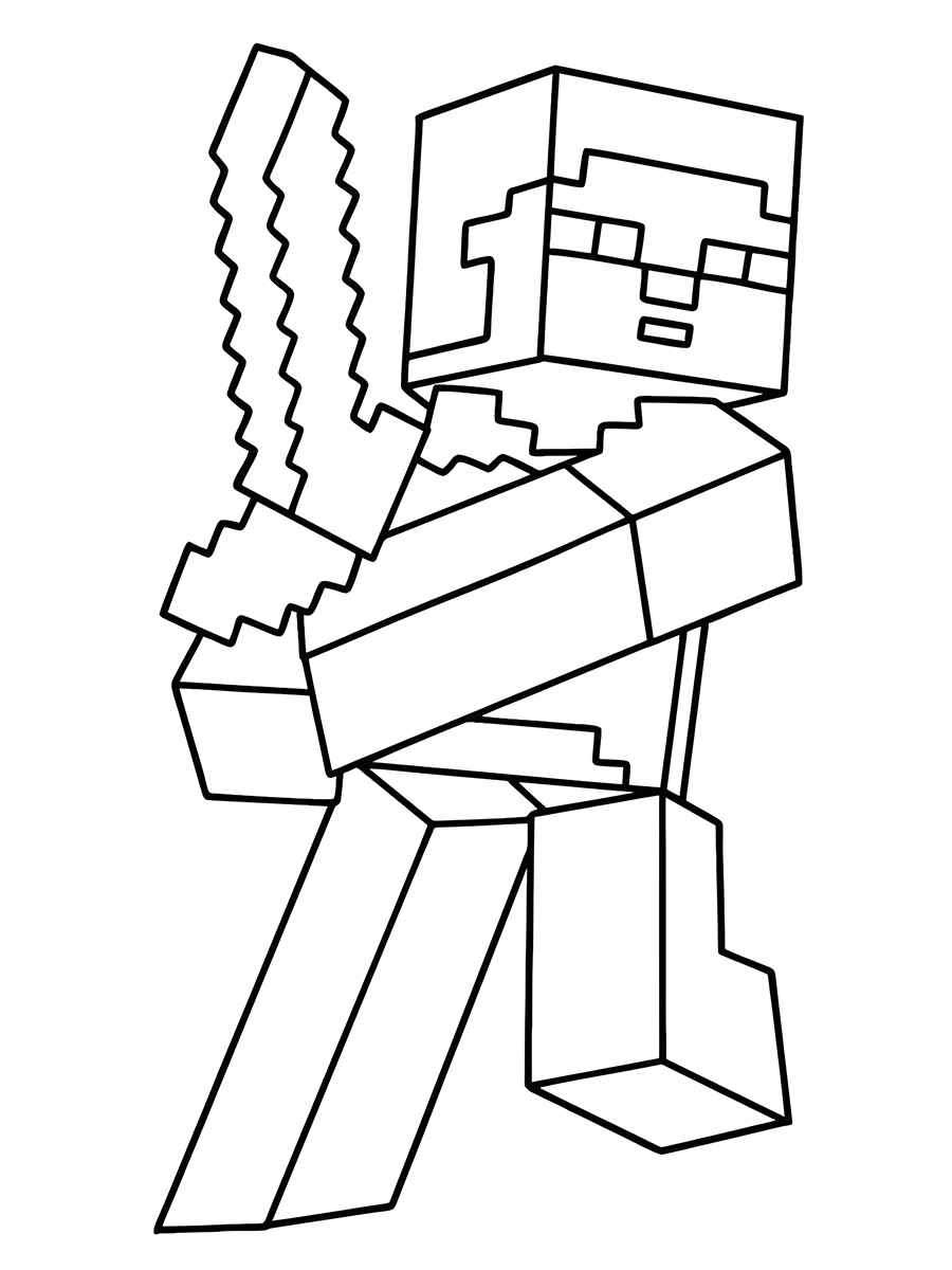 Minecraft coloring page (111)