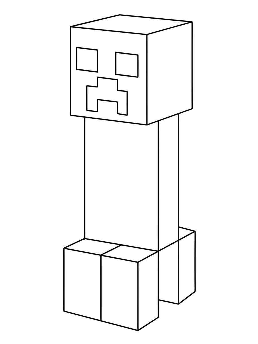 Minecraft coloring page (112)