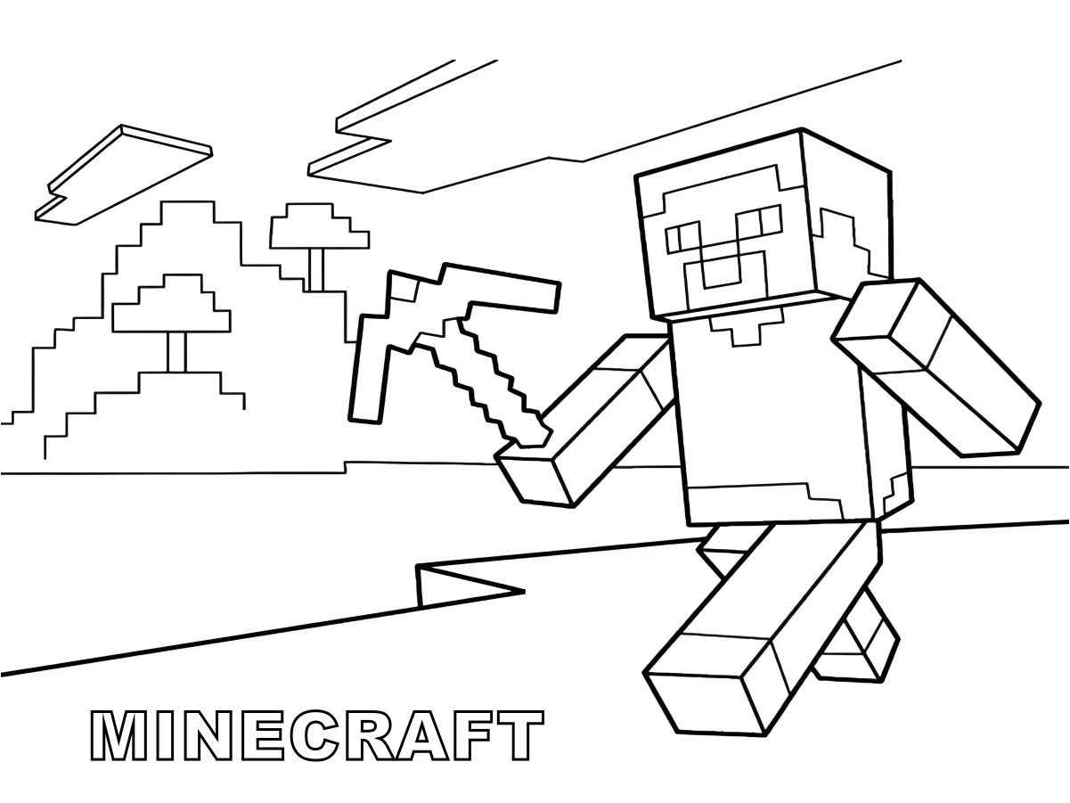 Minecraft coloring page (115)