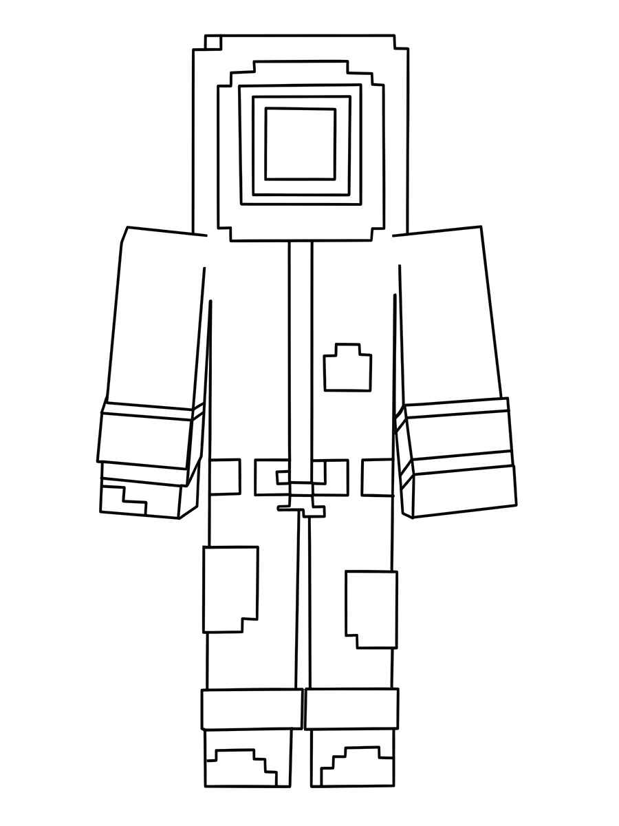 Minecraft coloring page (118)