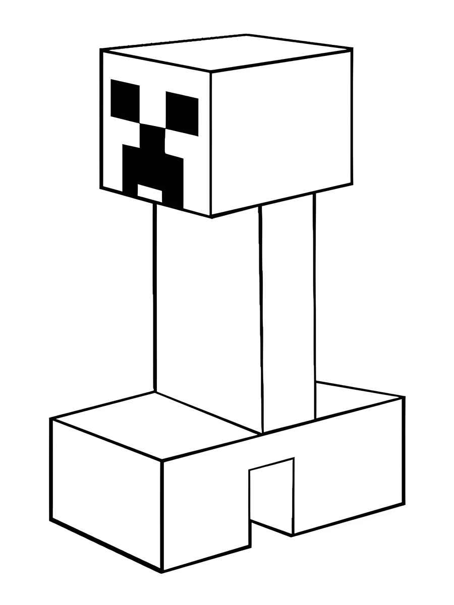 Minecraft coloring page (119)