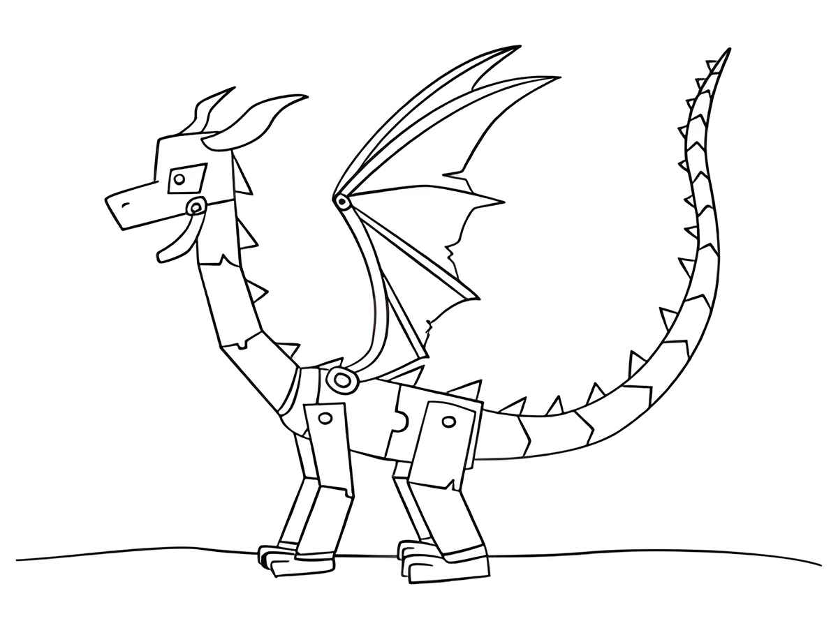 Minecraft coloring page (12)