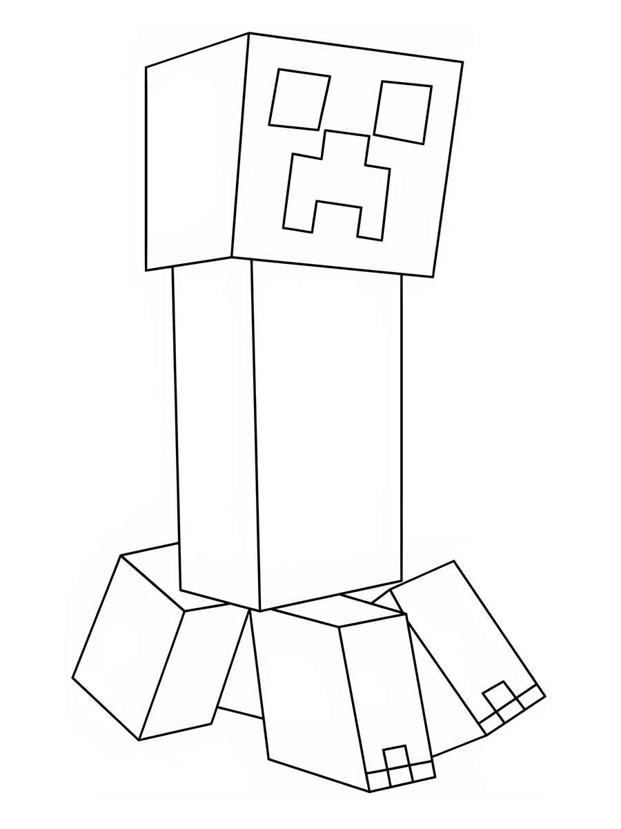 Minecraft coloring page (122)