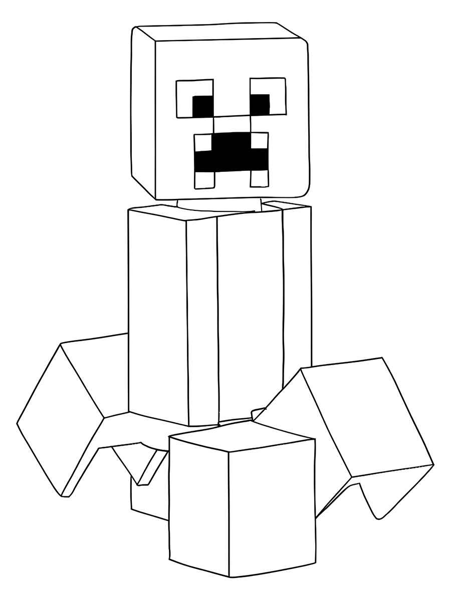 Minecraft coloring page (123)