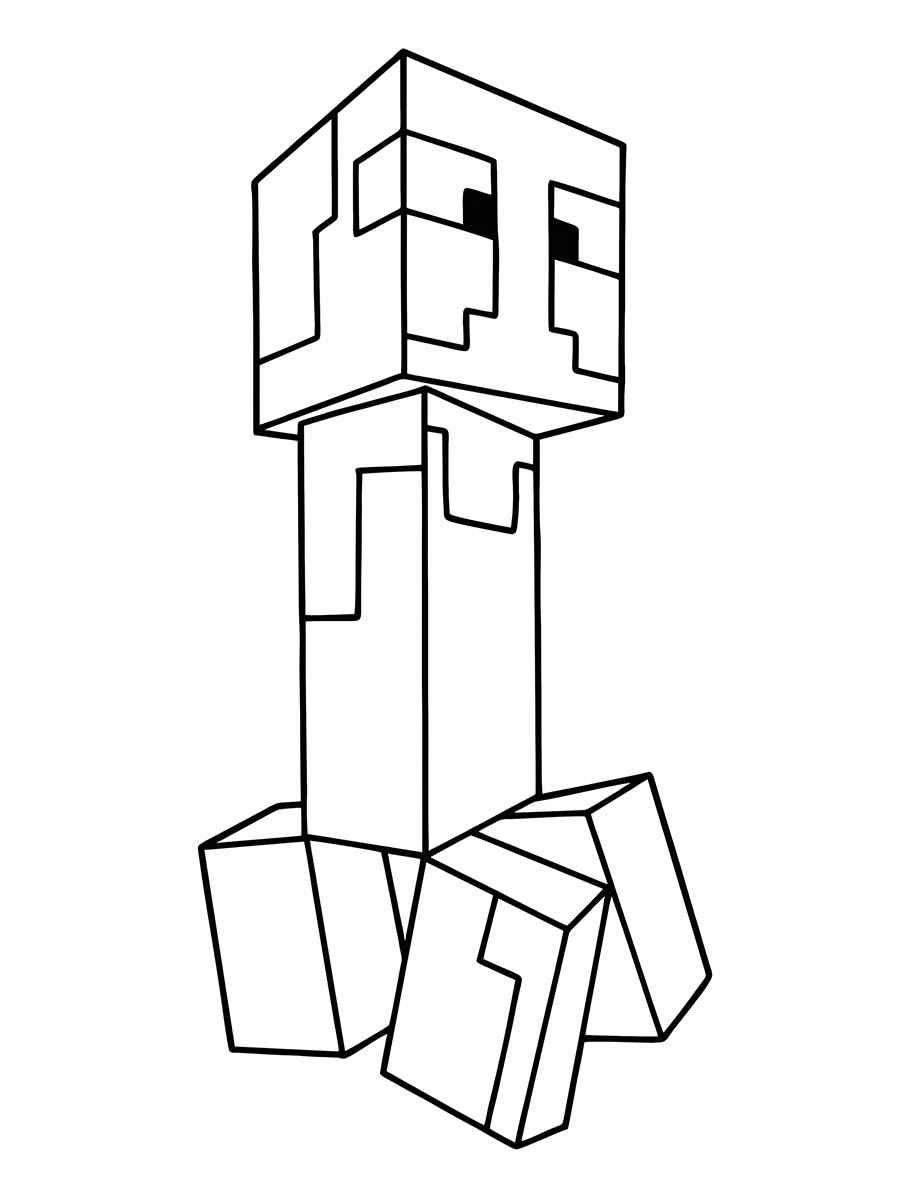 Minecraft coloring page (125)