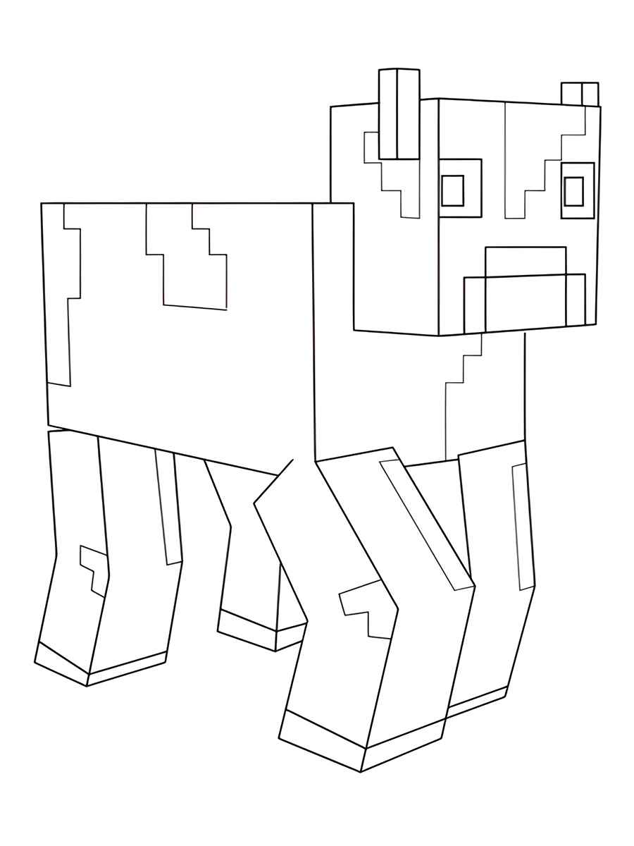 Minecraft coloring page (13)