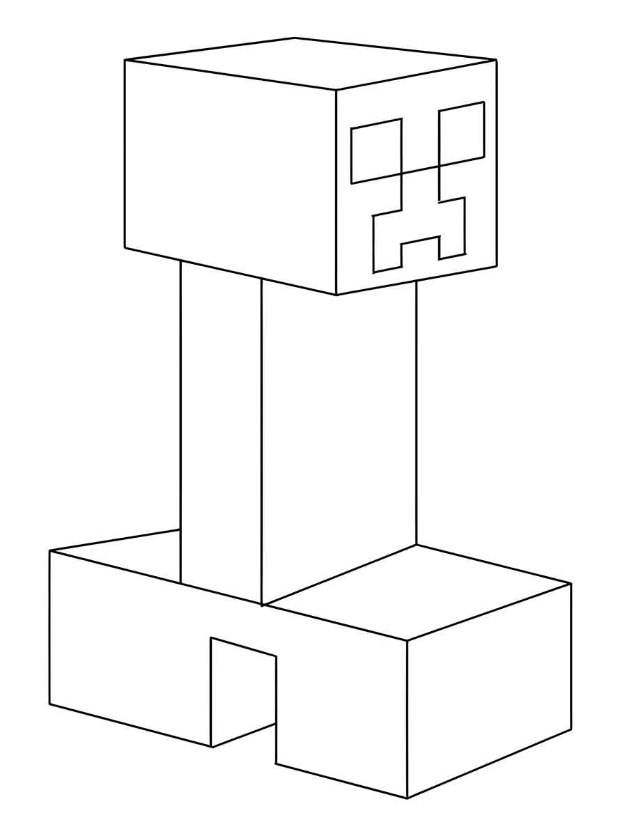 Minecraft coloring page (132)