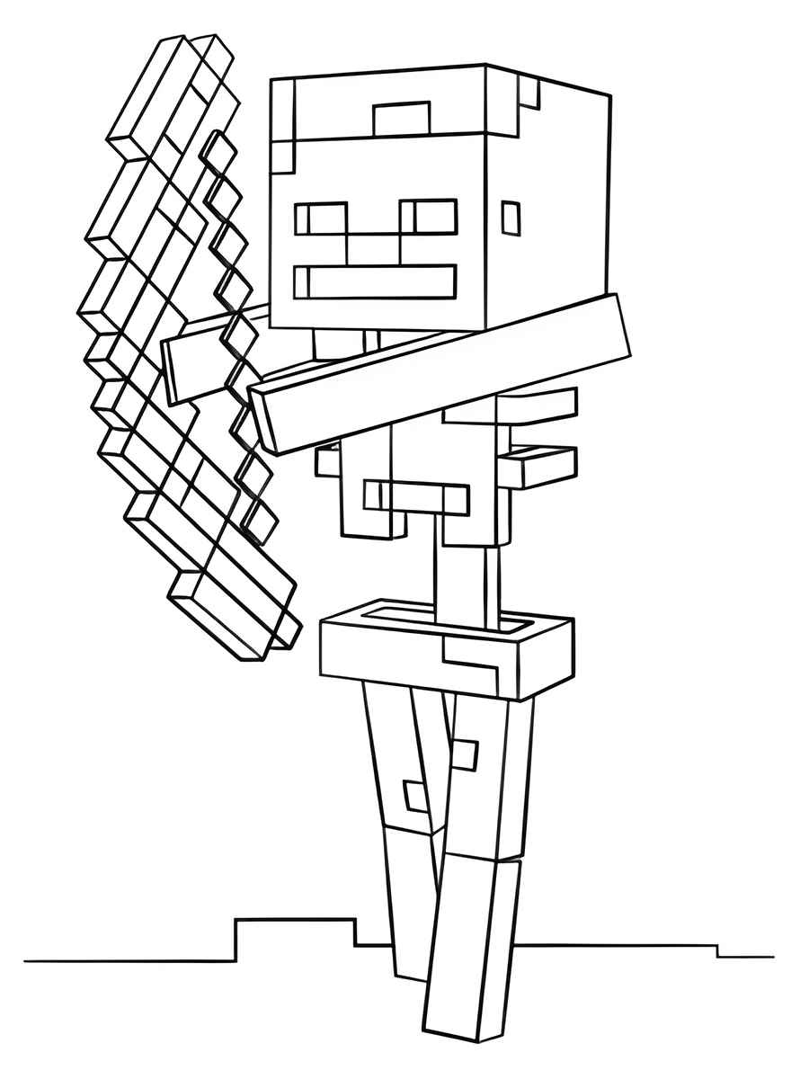 Minecraft coloring page (135)