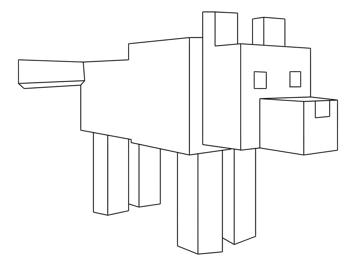 Minecraft coloring page (14)