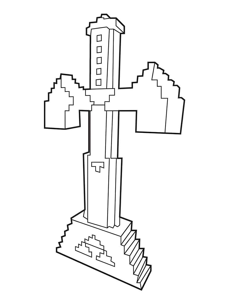 Minecraft coloring page (16)