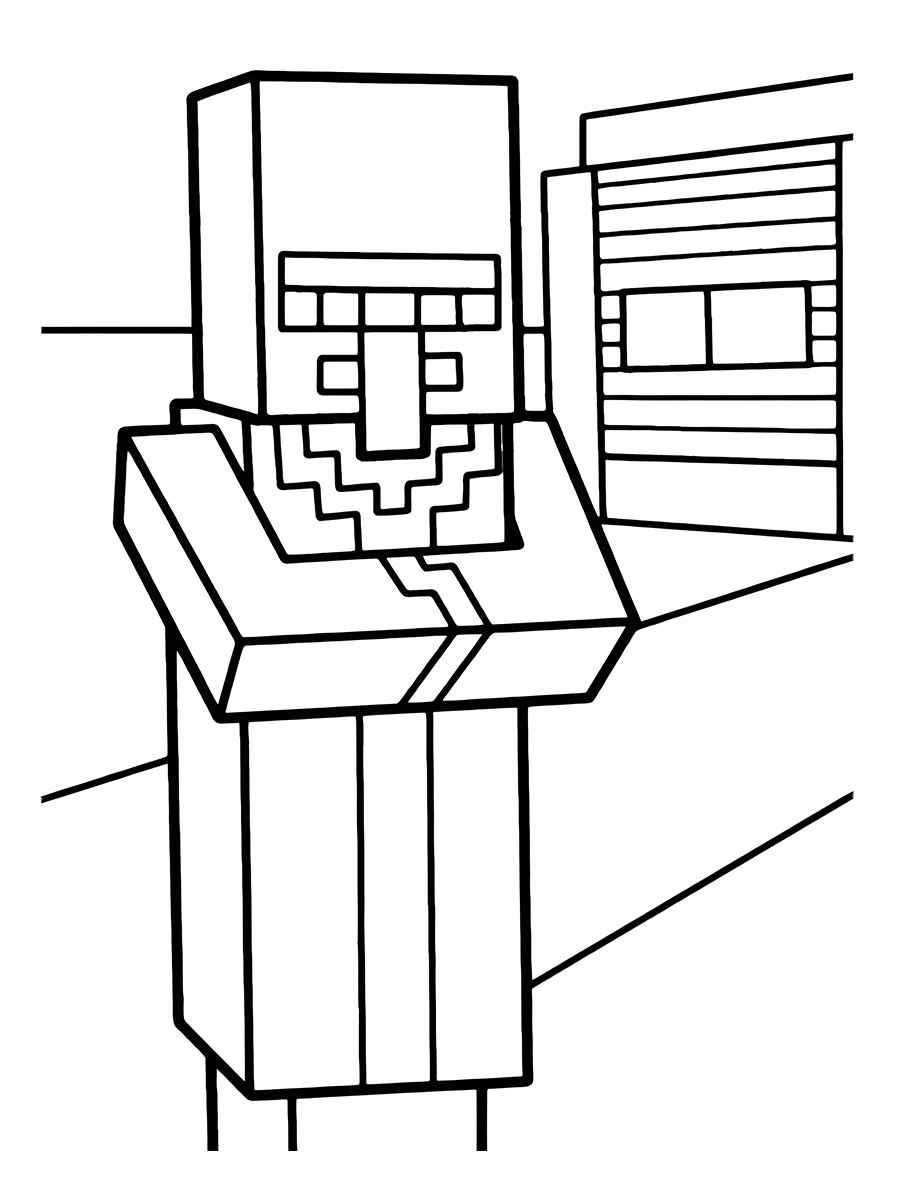 Minecraft coloring page (17)