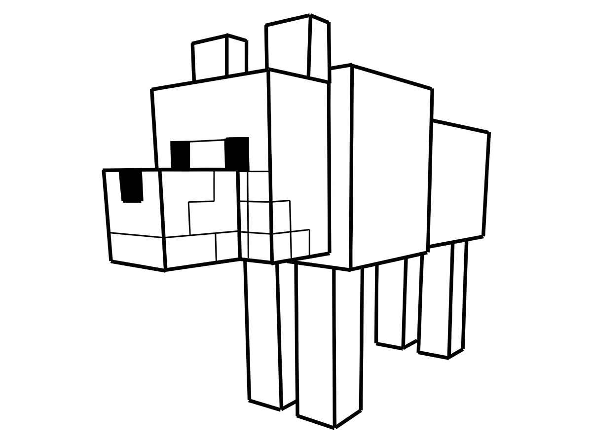 Minecraft coloring page (20)