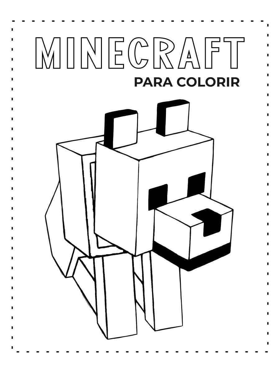 Minecraft coloring page (21)