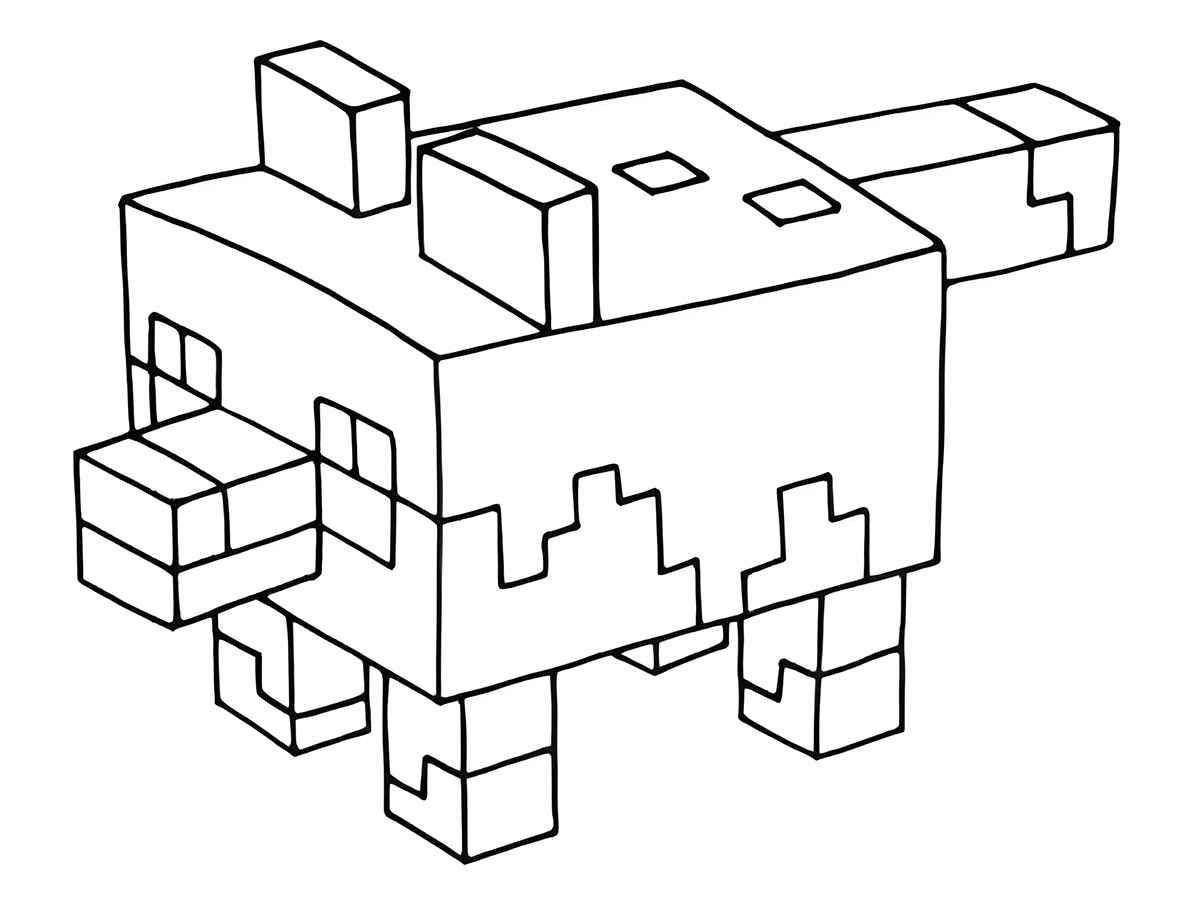 Minecraft coloring page (28)