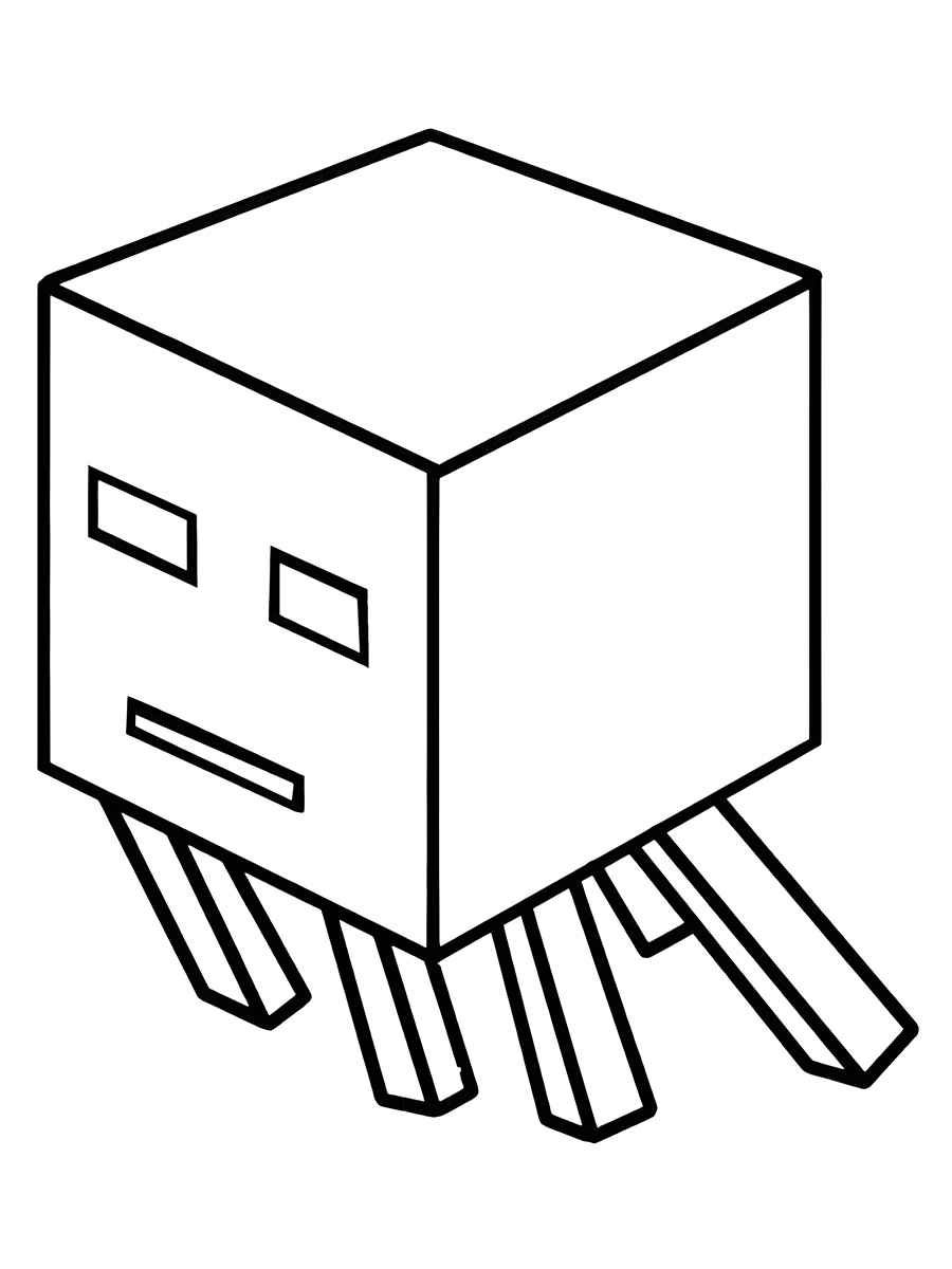 Minecraft coloring page (29)