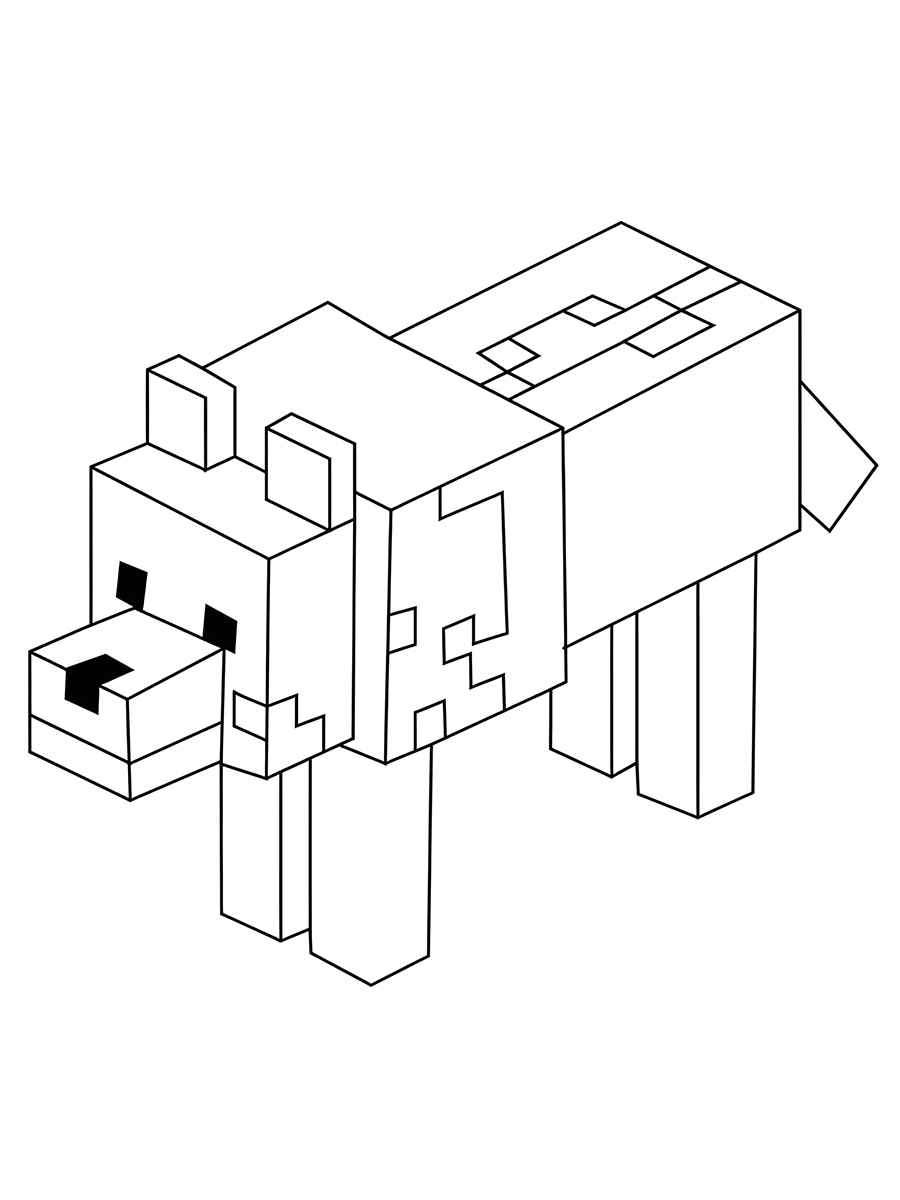 Minecraft coloring page (30)