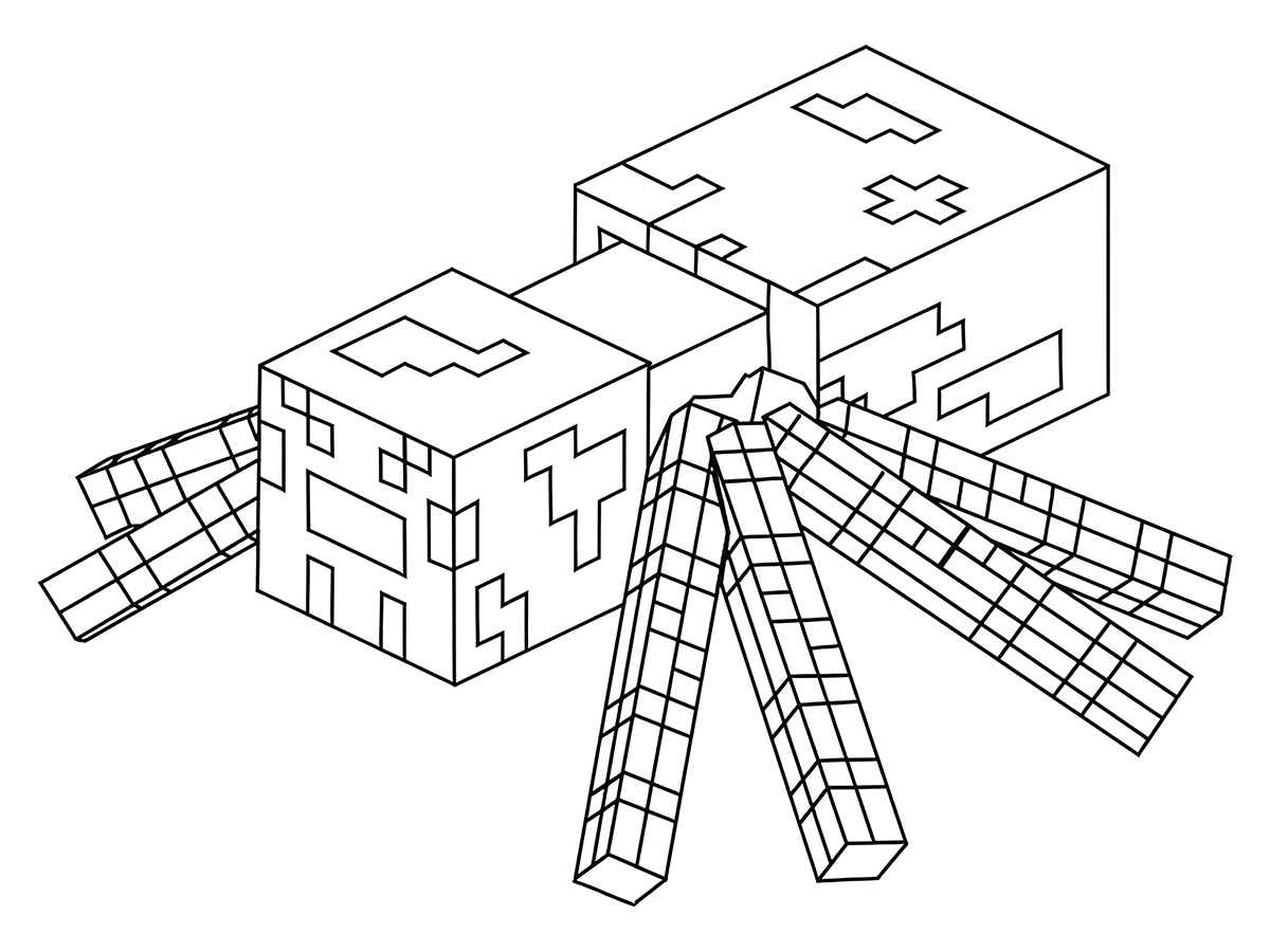 Minecraft coloring page (31)