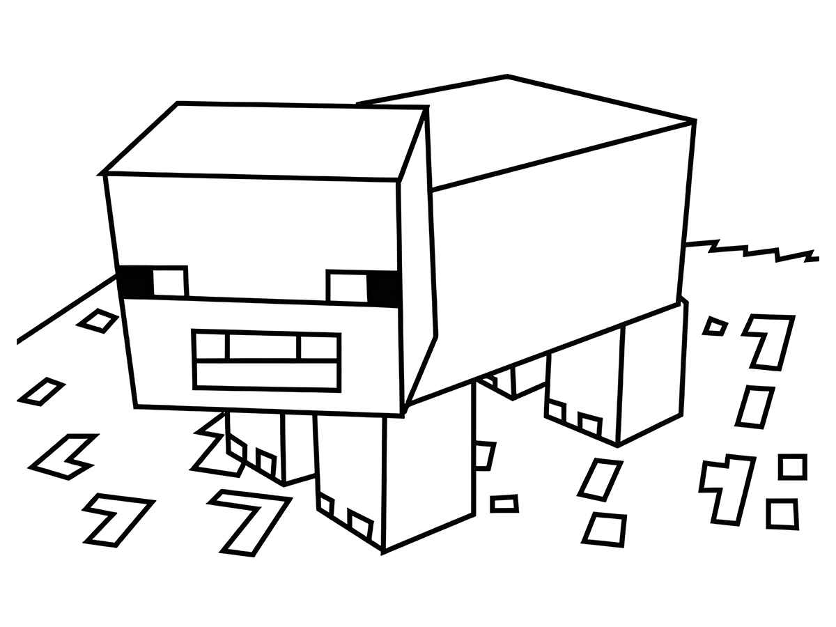 Minecraft coloring page (32)