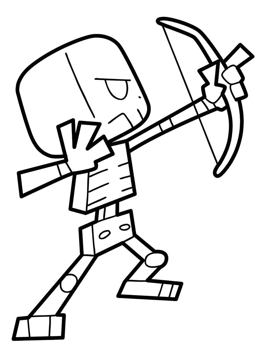 Minecraft coloring page (33)