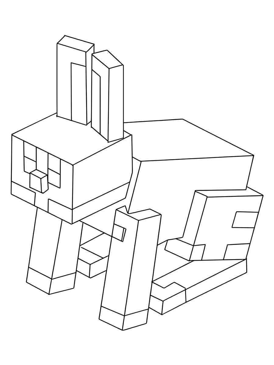 Minecraft coloring page (35)