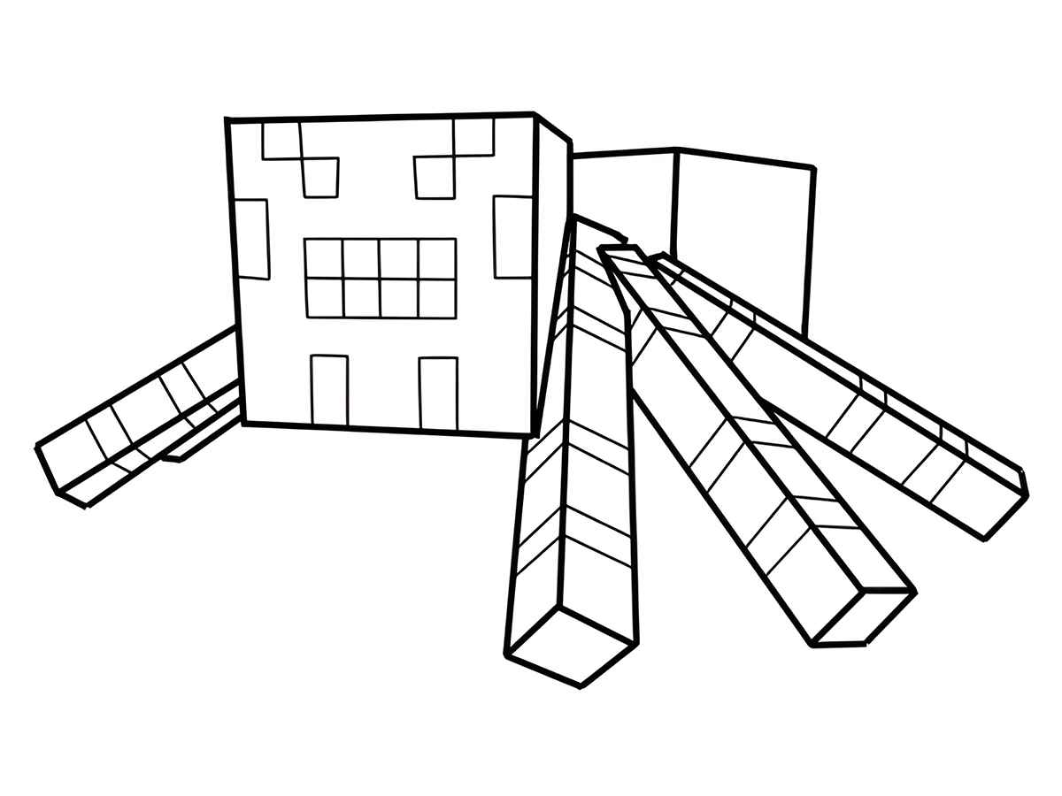 Minecraft coloring page (36)