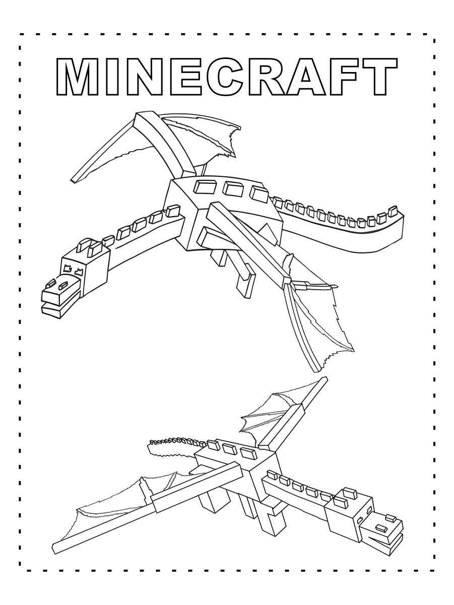 Minecraft coloring page (40)